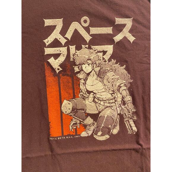 Anime Space Maria Bulletproof Limited Edition Tee XL Brown Screen Print - Picture 2 of 7
